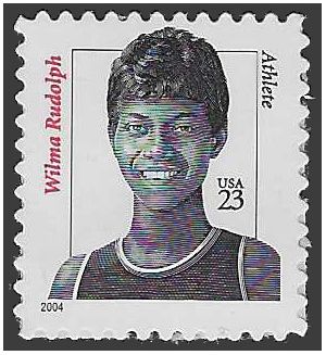 #3422 23c Distinguished Americans-Wilma Rudolph 2004 Mint NH