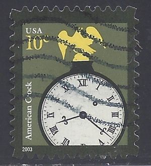 #3757 10c American Clock 2003 Used