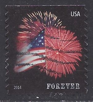 #4855 (49c Forever) Star Spangled Banner Booklet Single 2014 Used
