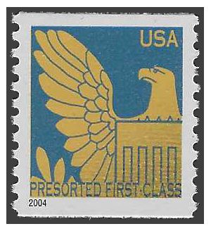 #3852 25c American Eagle Presort Coil Single 2004 Mint NH