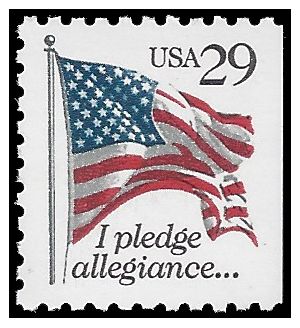 #2593 29c I Pledge Allegiance...Booklet Single 1992 Mint NH