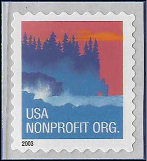 #3874 5c USA Nonprofit Org Sea Coast Coil Single 2002 Mint NH