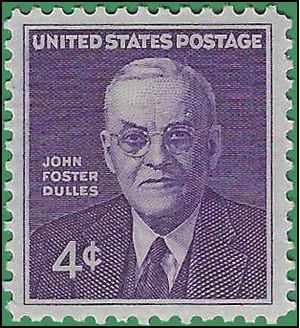 #1172 4c John Foster Dulles 1960 Mint NH