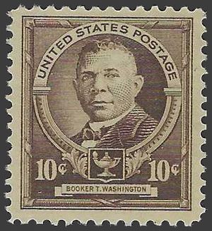 # 873 10c American Educators Booker T. Washington 1940 Mint NH