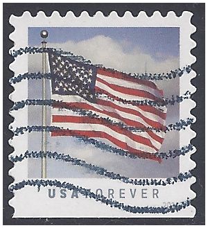 #5055 U.S. Flag Booklet Single (APU) 2016 Used