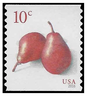 #5039 10c Pears Coil Single 2016 Used