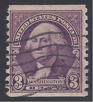 # 721 3c George Washington Coil Single 1932 Used