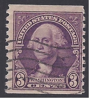 # 721 3c George Washington Coil Single 1932 Used