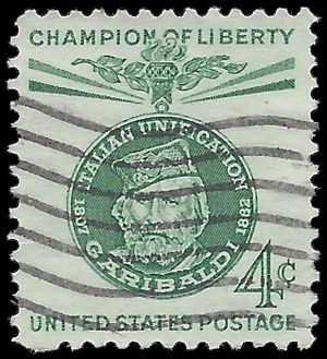 #1168 4c Champion of Liberty Giuseppe Garibaldi 1960 Used