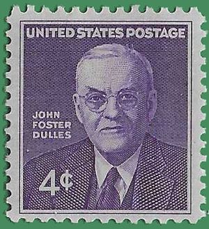 #1172 4c John Foster Dulles 1960 Mint NH