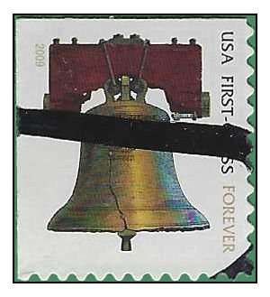 #4127i (44c Forever) Liberty Bell Booklet Single 2009 Used