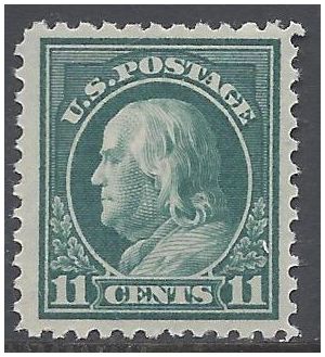 # 511 11c Benjamin Franklin 1917 Mint H