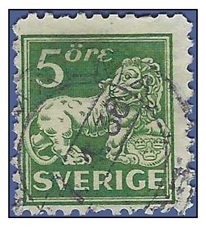 Sweden # 126 1920 Used HR