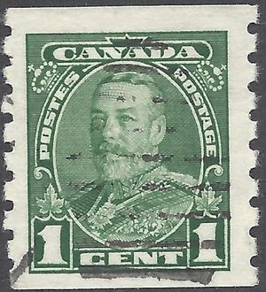 Canada # 228 Coil Single 1935 Used
