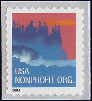 #3874 5c USA Nonprofit Org Sea Coast Coil Single 2002 Mint NH