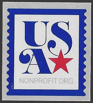 #5172 5c Patriotic Nonprofit Coil Single 2017 Mint NH