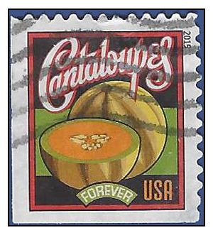 #5006 (49c Forever) Summer Harvest Cantaloupes 2015 Used