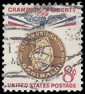 #1169 8c Champion of Liberty Giuseppe Garibaldi 1960 Used