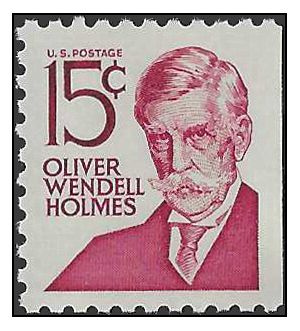 #1288b 15c Prominent Americans Oliver Wendell Holmes Booklet Single 1978 Mint NH