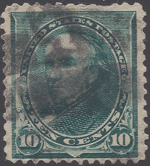 # 226 10c Daniel Webster 1890 Used