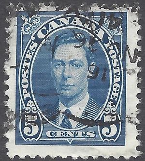 Canada # 235 1937 Used