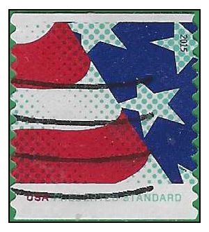 #4961 10c Stars and Stripes Presort Coil 2015 Used