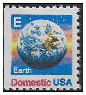 #2282 25c E Rate Earth Booklet Single 1988 Mint NH