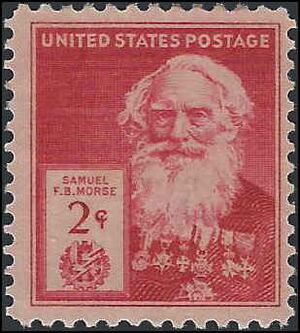 # 890 2c American Inventors Samuel F.B. Morse 1940 Mint LH