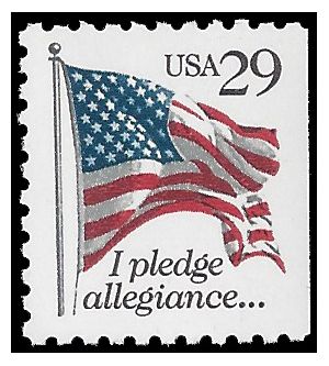 #2593 29c I Pledge Allegiance...Booklet Single 1992 Mint NH