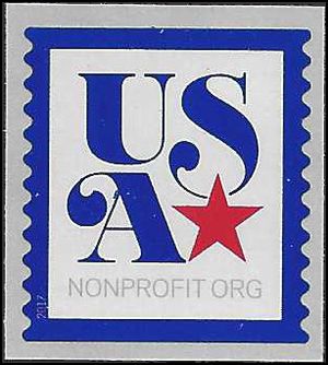 #5172 5c Patriotic Nonprofit Coil Single 2017 Mint NH