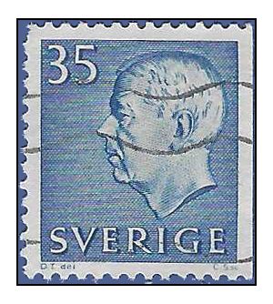 Sweden # 586 1962 Used