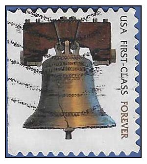#4125 (44c Forever) Liberty Bell Booklet Single 2007 Used