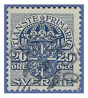 Sweden #O51 1910 Used