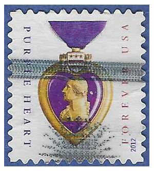#4704 (45c Forever) Purple Heart 2012 Used