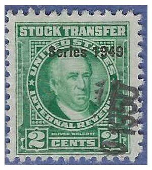 Scott RD288 2c Stock Transfer 1949 Used