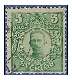 Sweden #  77 1911 Used