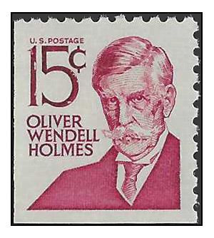 #1288b 15c Prominent Americans Oliver Wendell Holmes Booklet Single 1978 Mint NH