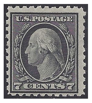 # 469 7c George Washington 1916 Mint NH
