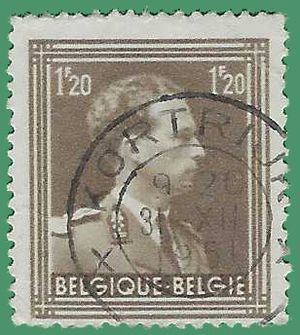 Belgium # 285 1951 Used