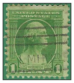 # 705 1c George Washington 1932 Used