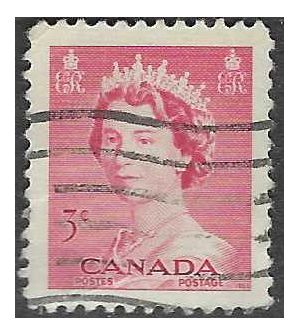 Canada # 327 1953 Used