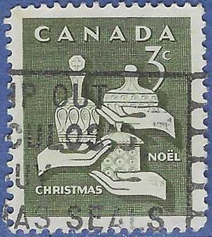 Canada # 443 1965 Used