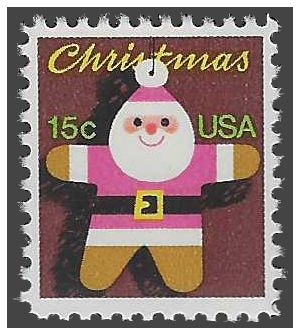 #1800 15c Santa Claus Christmas Tree Ornament 1979 Mint NH