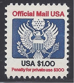 Scott O132 $1.00 Official Mail USA 1983 Mint NH