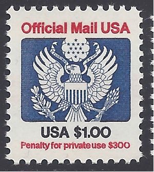 Scott O132 $1.00 Official Mail USA 1983 Mint NH