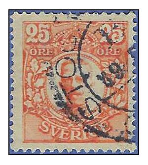 Sweden #  84 1911 Used