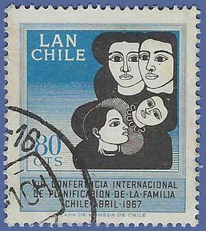 Chile #C267 1967 Used