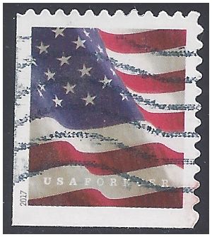 #5161 (49c Forever) US Flag Booklet Single (APU) 2017 Used