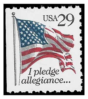 #2593 29c I Pledge Allegiance...Booklet Single 1992 Mint NH