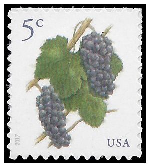 #5177 5c Grapes 2017 Mint NH